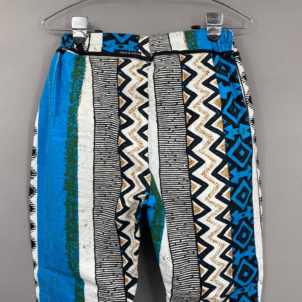 Woodin Mixed Print Tribal Geometric Pants Womens Large Western Whacky Rodeo - Picture 6 of 16